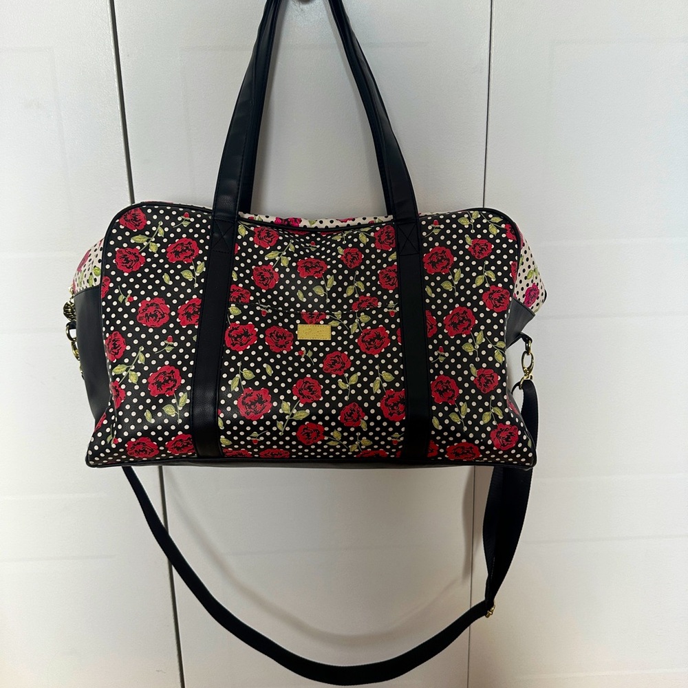 Betsey Johnson weekender bag